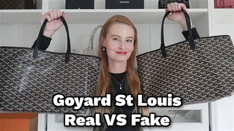 authentic goyard bag vs fake|how to identify a goyard handbag.